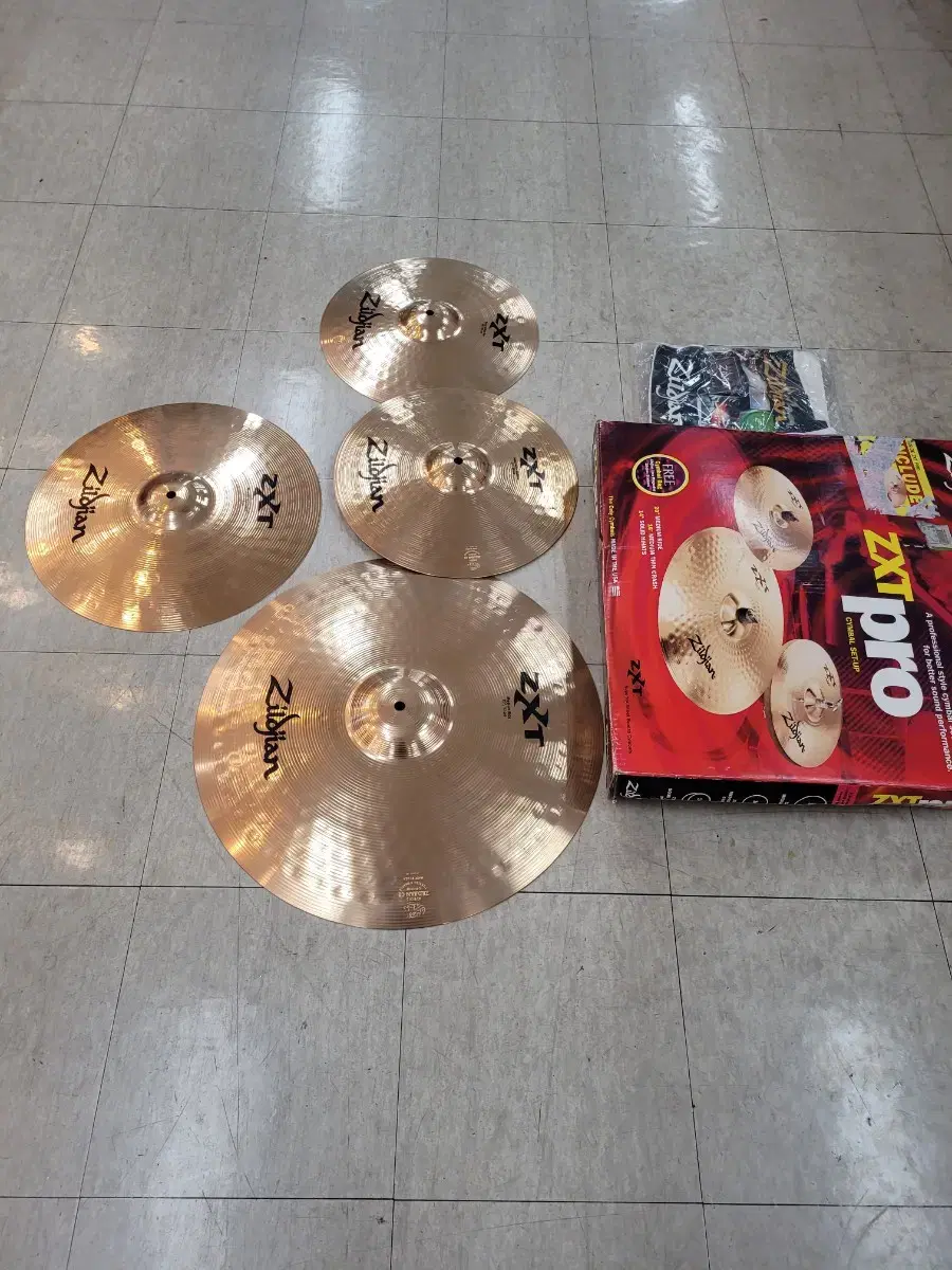 Zildjian zxt pro set 질젼 심벌 세트