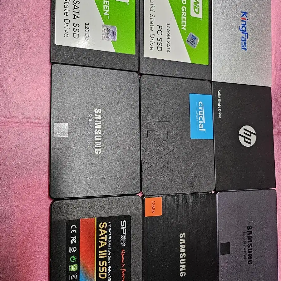 SSD  120GB 9개일괄