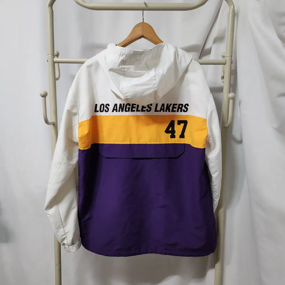 D643 [XL] NBA La레이커스 반집업 바람막이