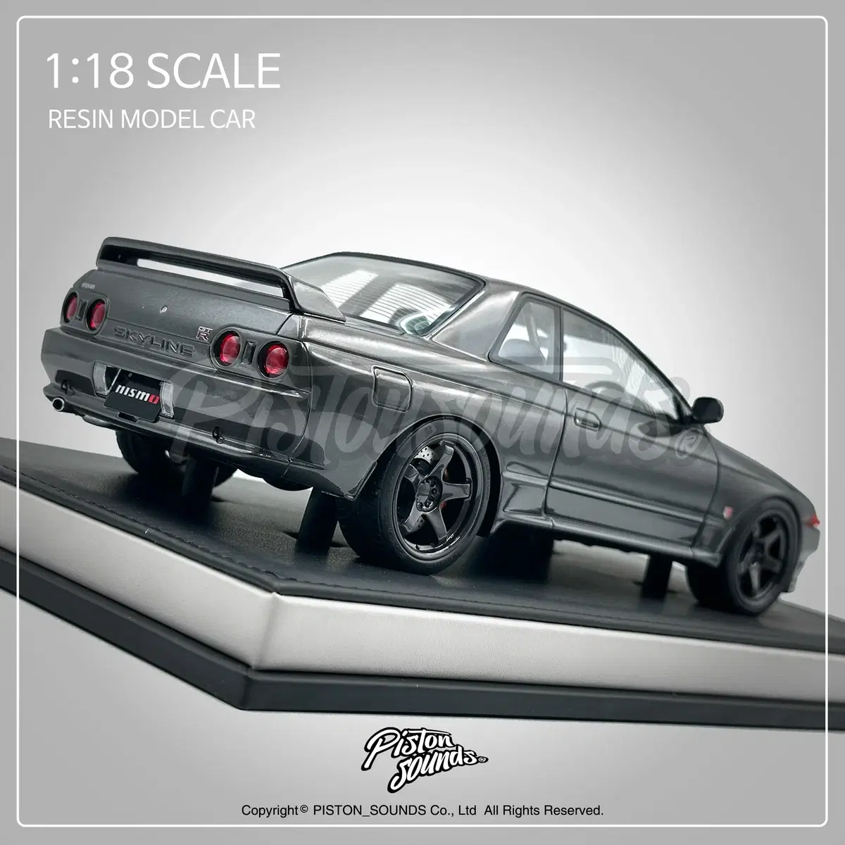 1:18스케일 닛산 스카이라인 GTR R32 니스모 레진모델 모터헬릭스