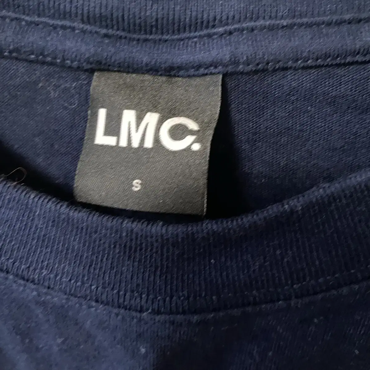 LMC 네이비 긴팔 티셔츠 S