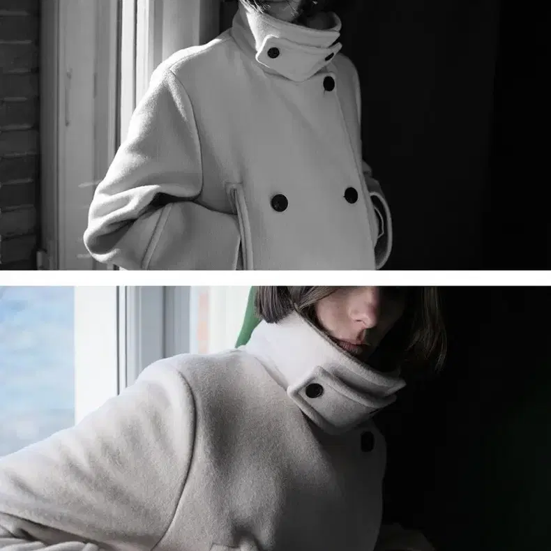 버뮬라 Burmula WOOL PEA COAT