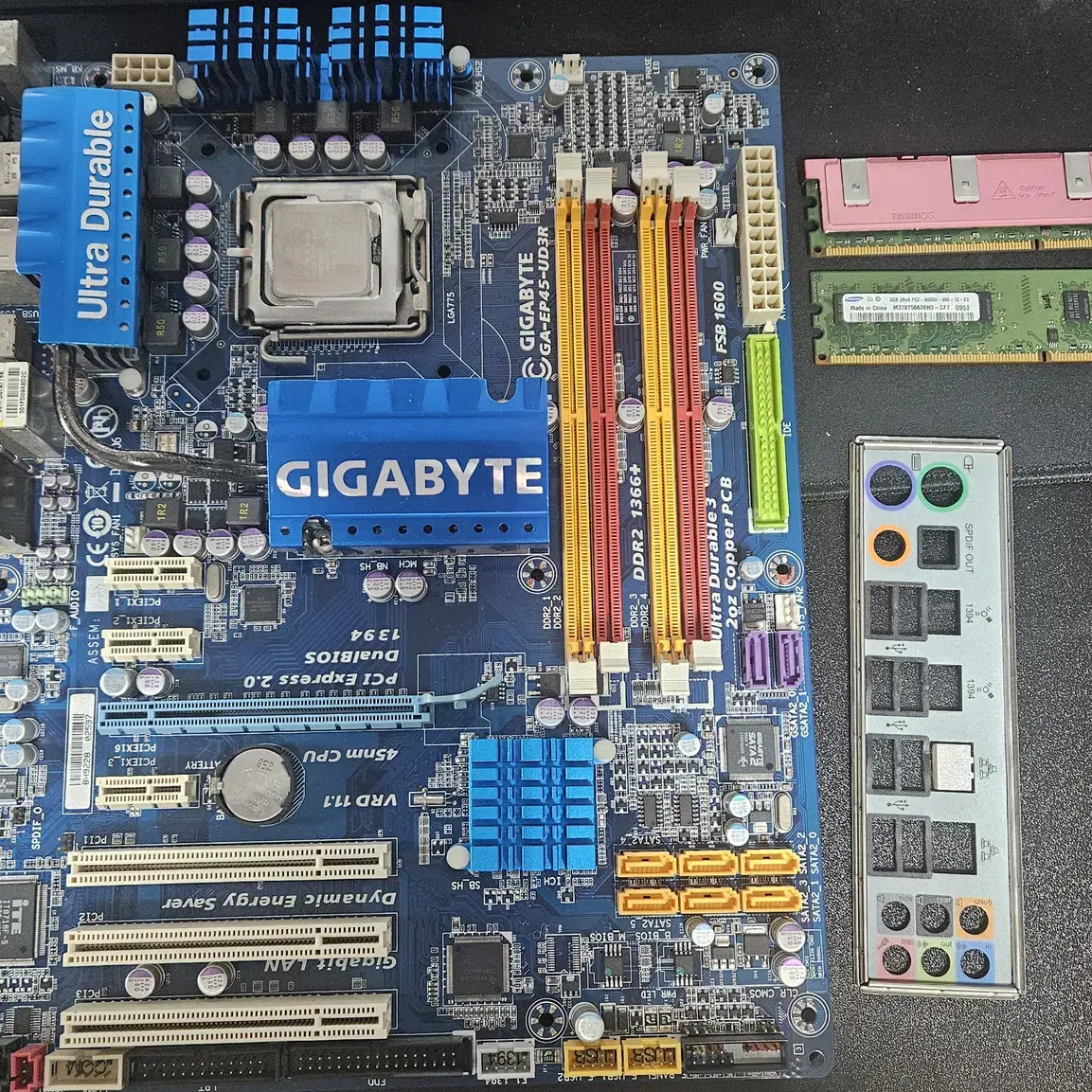 q6600 core2 quad(cpu 보드 램)