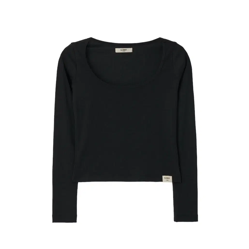 글로니 g classic rib square long sleeve 차콜