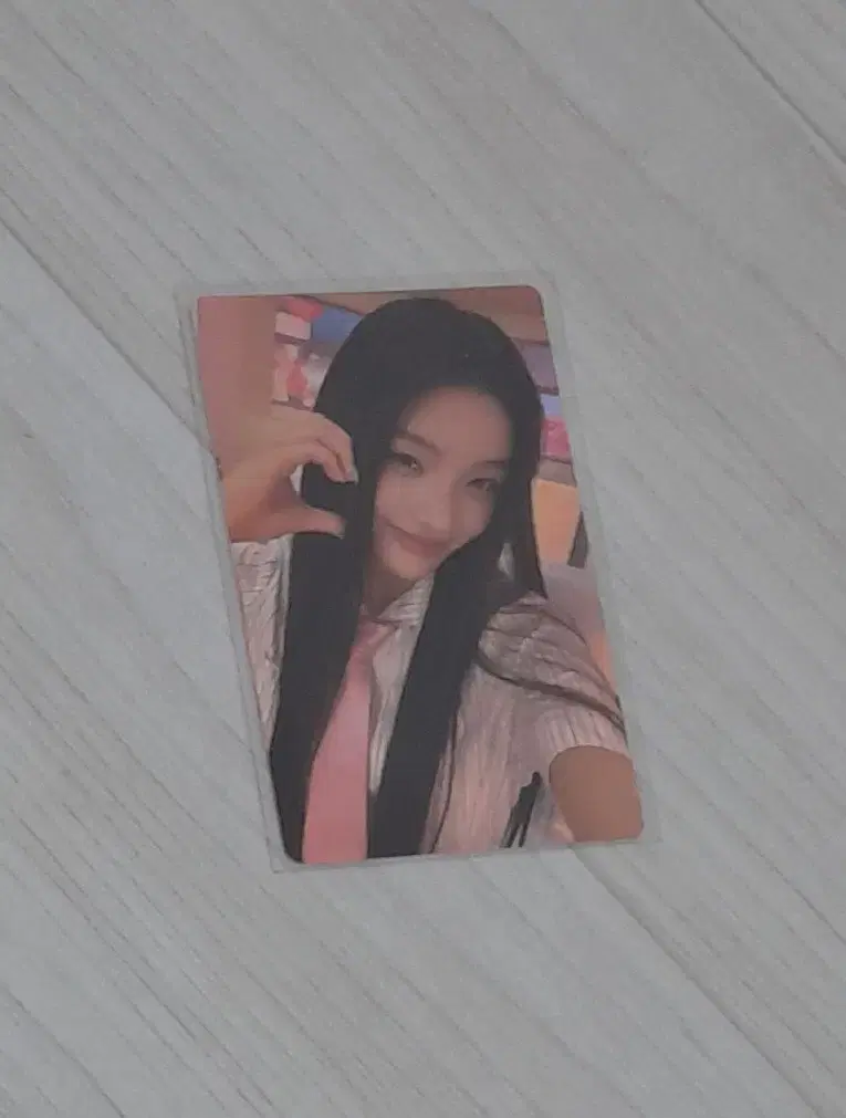 (In a chat) Ailet Iroha Cherryshot Unstanning Official Goods Photocard Selling Packing Complete