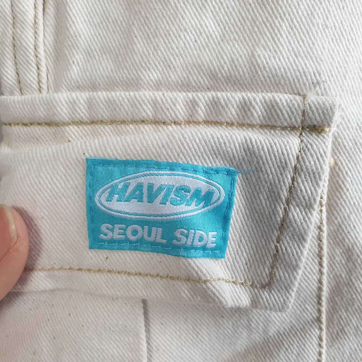 F)HAVISM 여성 카고 바지 팬츠