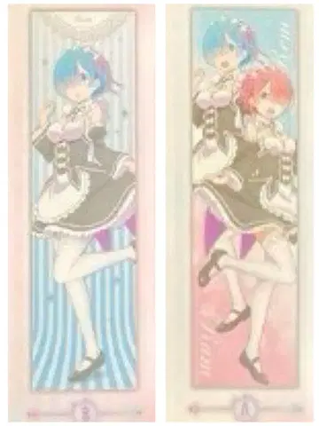 Re Zero 특대형 포스터 2종 세트
