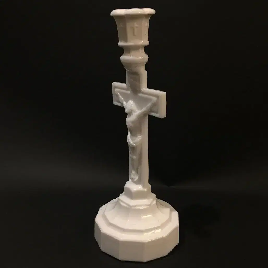 미국제품 Jesus milkglass candle holder 팝니다.