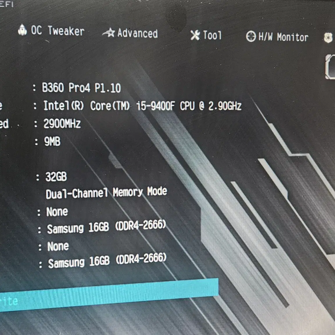 i5 9400f 피씨 판매합니다