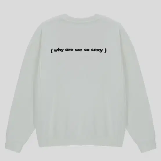 에즈이프캘리 CALIE GURLS SWEATSHIRT WHITE