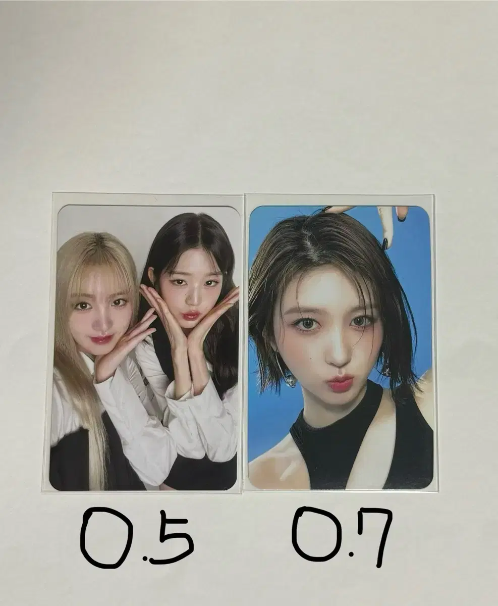 ive gaeul liz jang wonyoung photocard unit unreleased photocard mocketshop pre-order benefit ld buncheol transfer