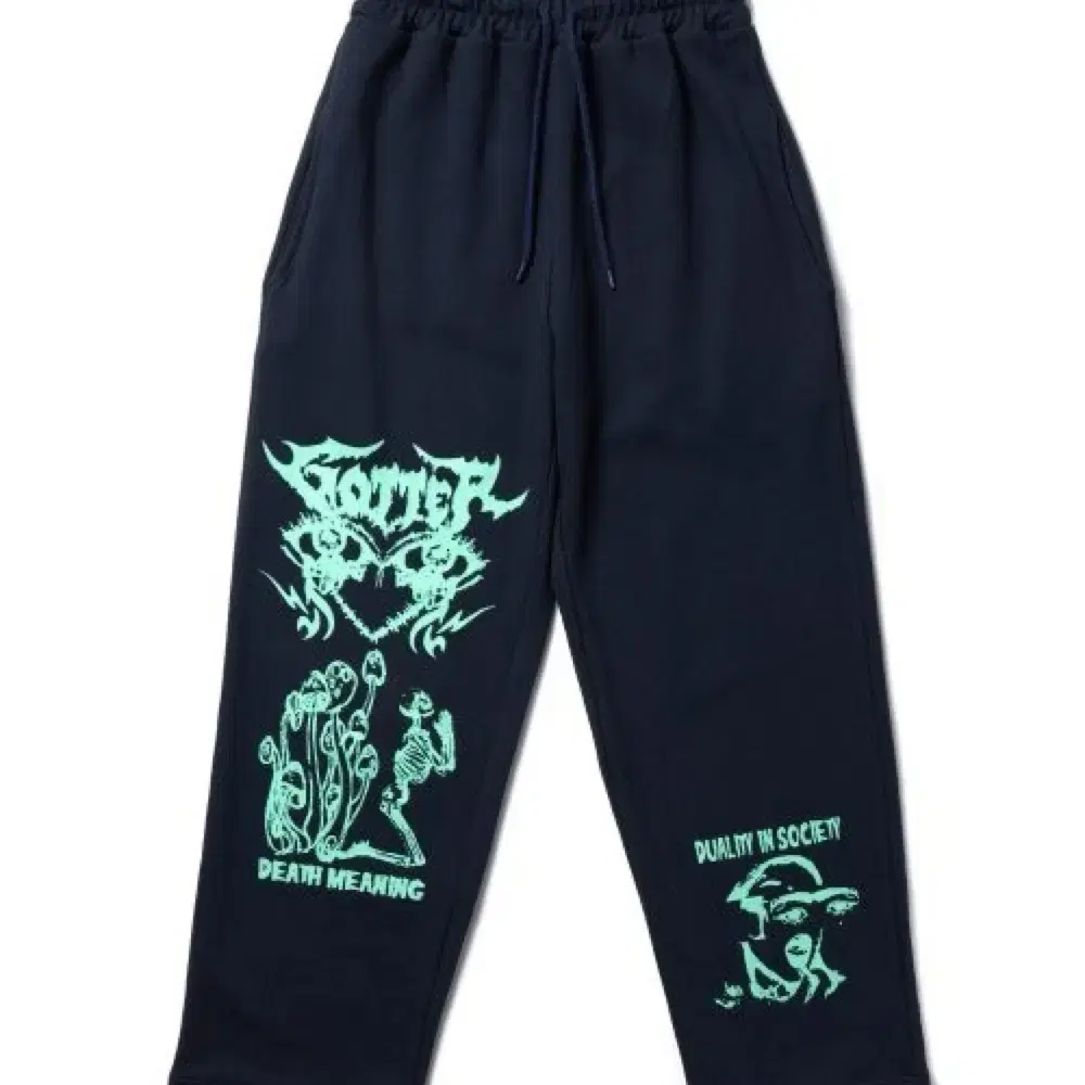 배포)가터갤러리 바지 조거 DUALITY OF FACE SWEATPANT