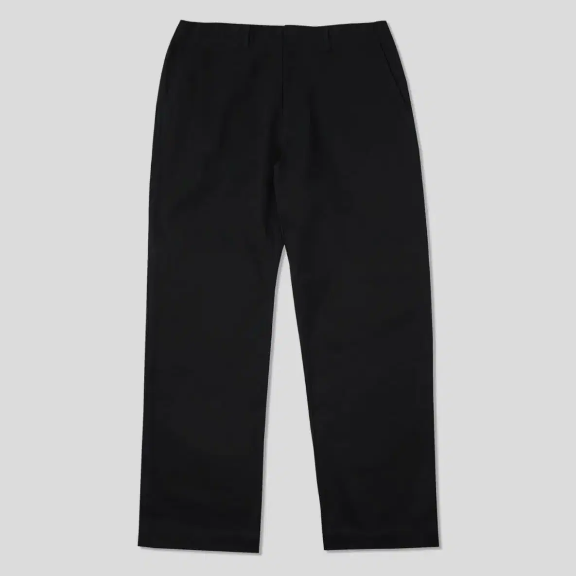 아웃스탠딩 치노 팬츠 COTTON CHINO TROUSER_BLACK