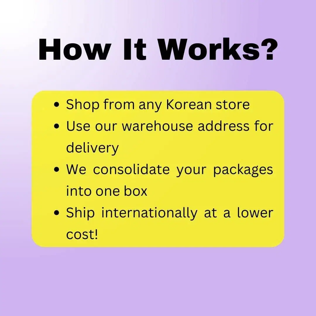 KOREAN ADDRESS RENTAL/WAREHOUSE SERVICE