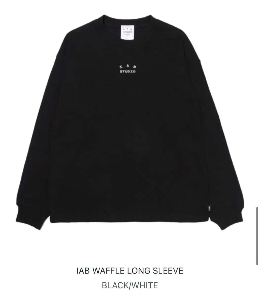 [XXL] iab waffle long sleeve black