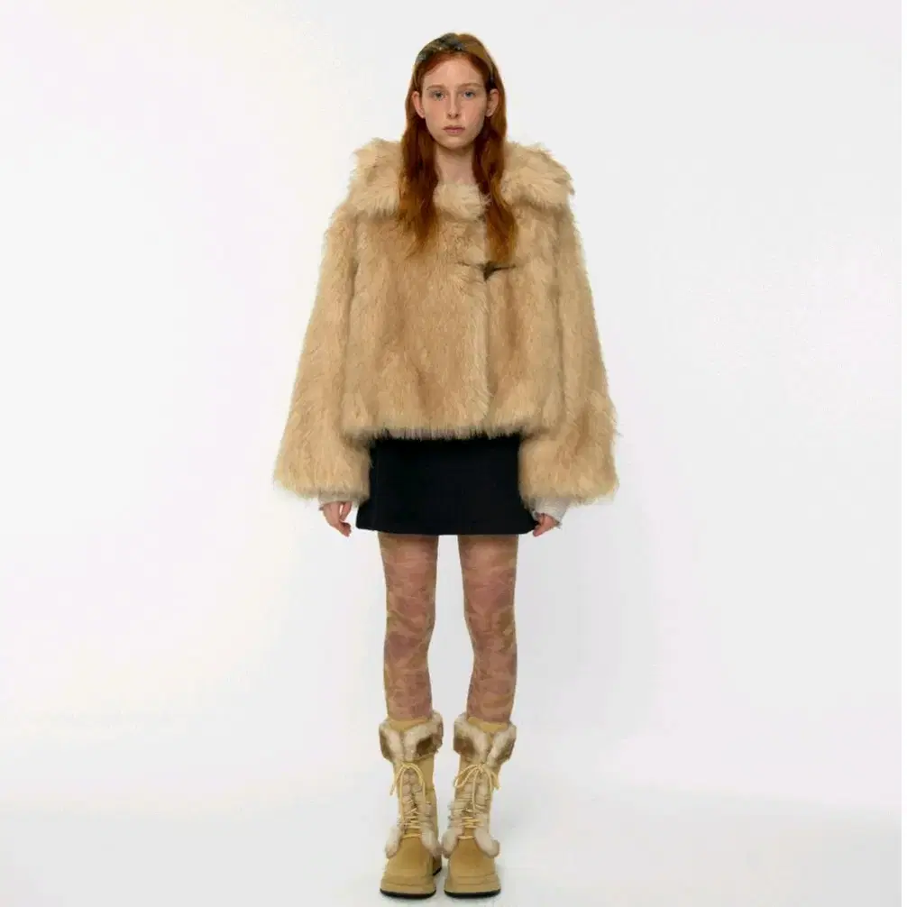 [45%할인] 루루서울 Fluffy Double Fur Jacket