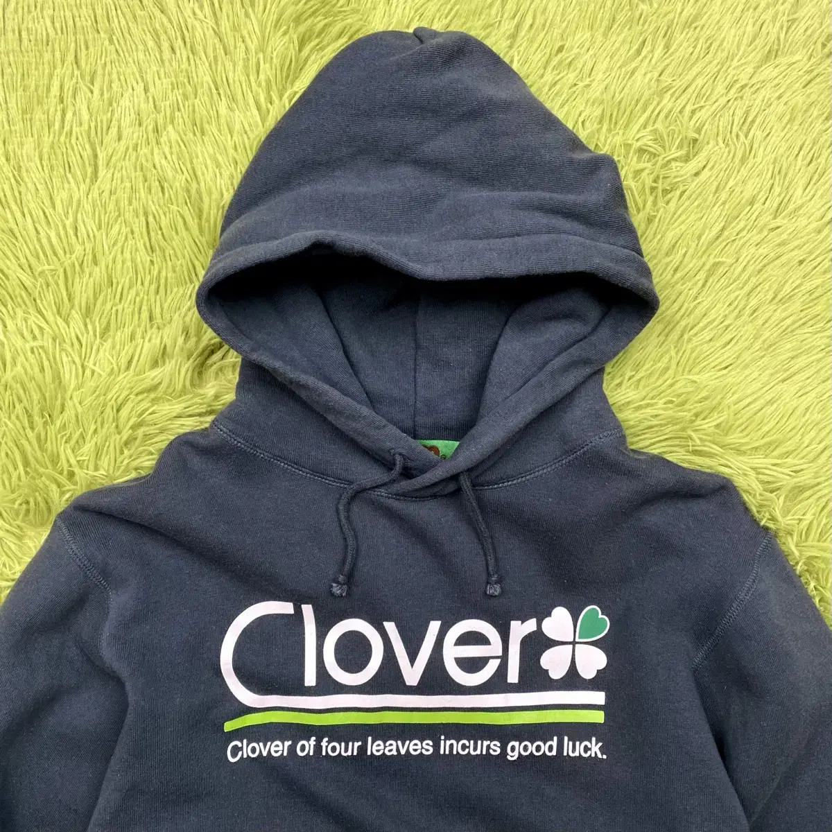 CLOVER 클로버 프린팅 스웻 풀오버 후디