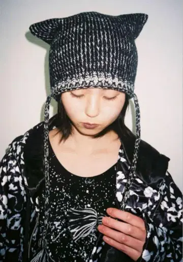 override IKUMI 니트 모자