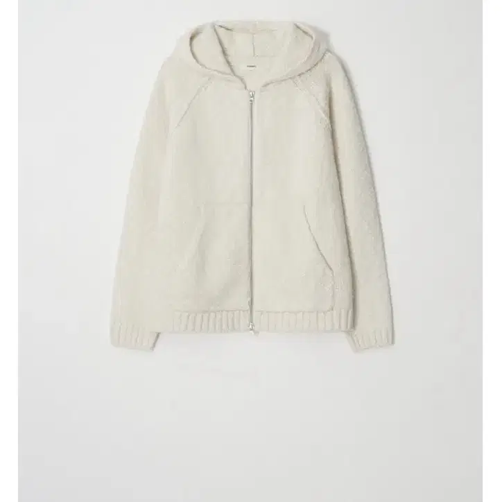 윤슬샵 snowy hoodie jumper (ivory)