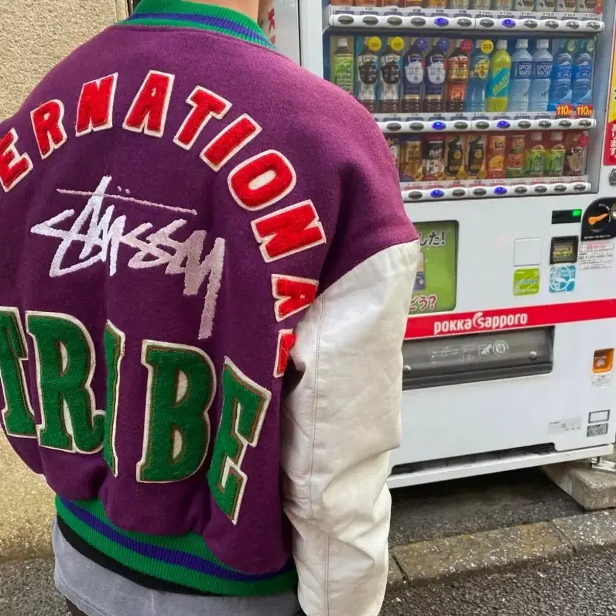 90S 스투시 ist 바시티 자켓 L사이즈 stussy