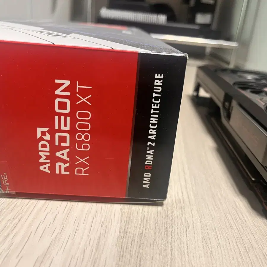 사파이어 라데온 rx6800xt 그래픽카드 풀박스 판매