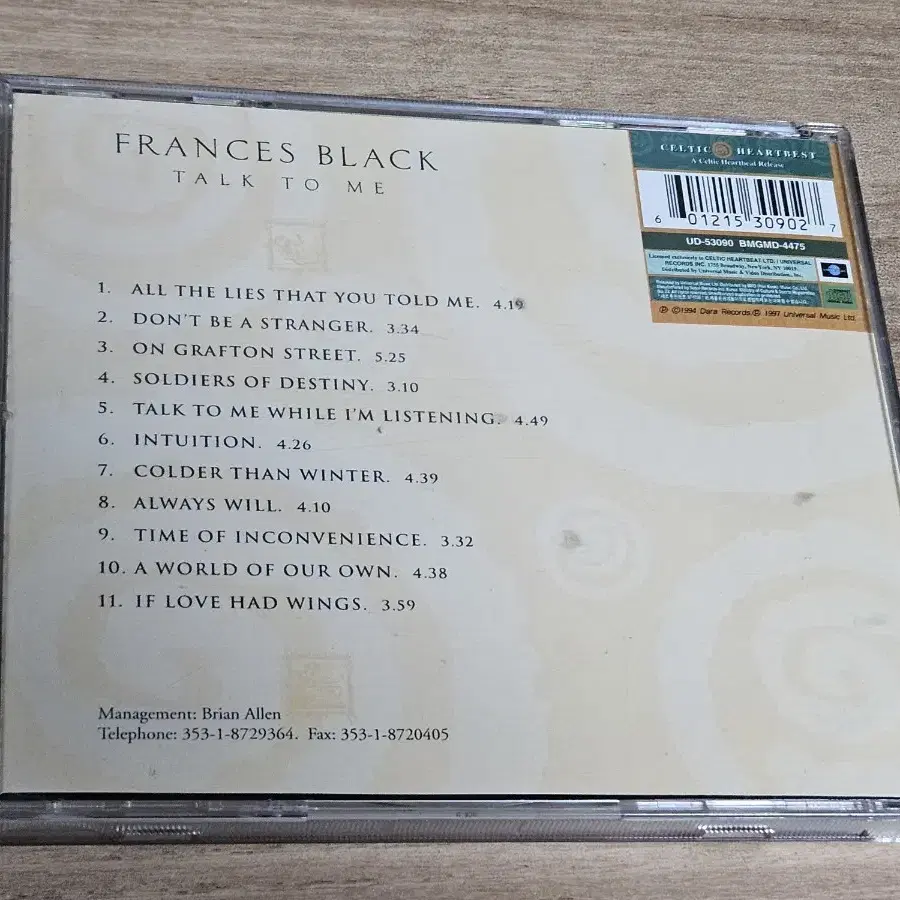 Frances Black - Talk To Me (CD)