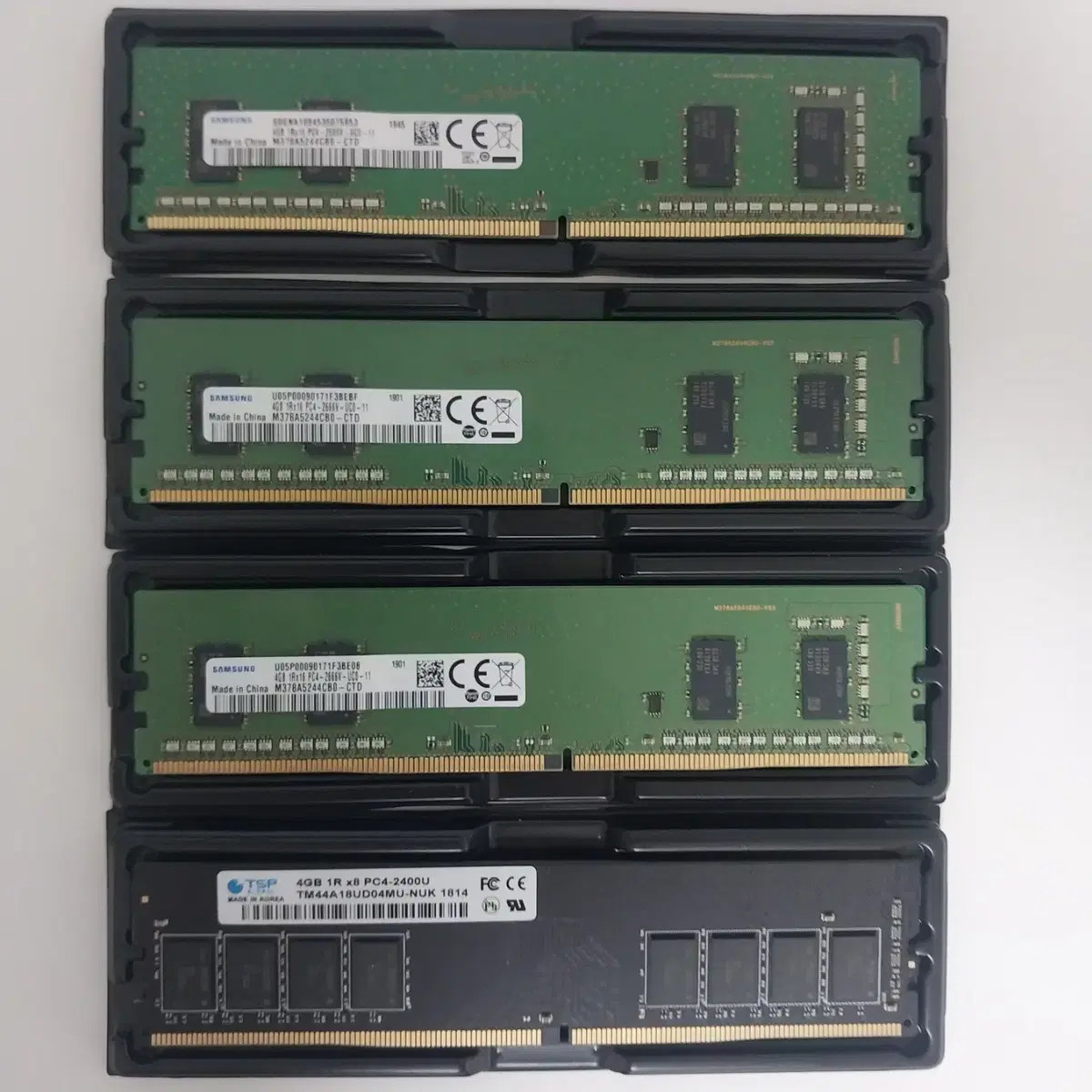 램 DDR4 4gb 4개 총16GB 팝니다