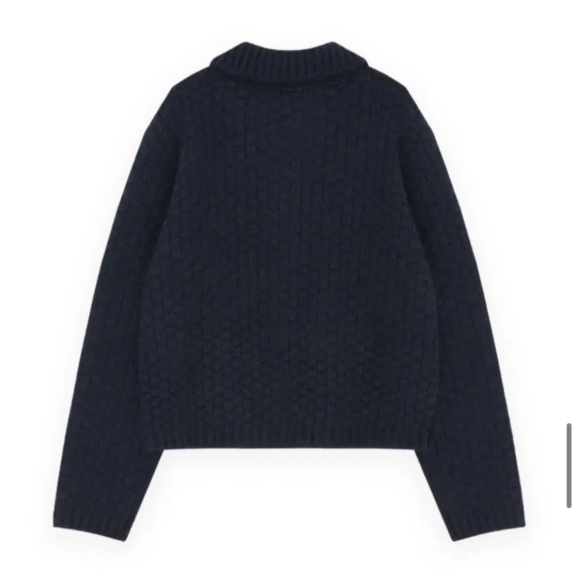 HOWUS Waffle cardigan navy 호와스 와플 가디건네이비