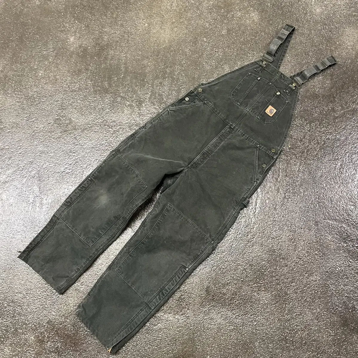 Carhartt 퀼팅 더블니 오버롤   (~37)