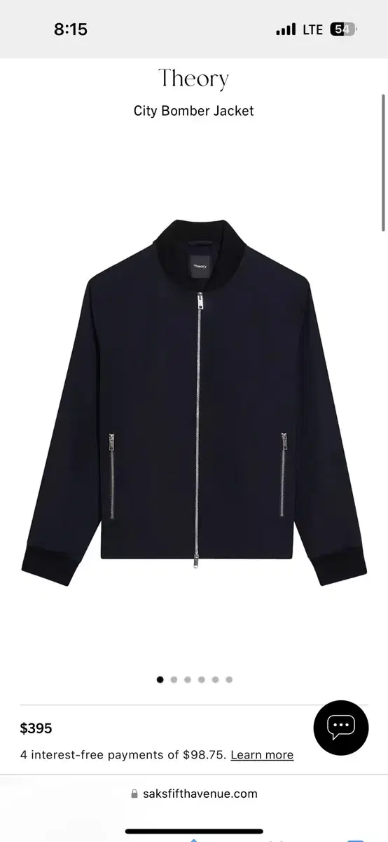 띠어리 Theory Foundation Twill City Bomber