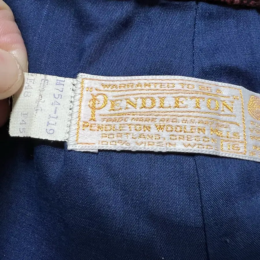 Pendleton 펜들턴 버진 울 체크 바지(30~31)