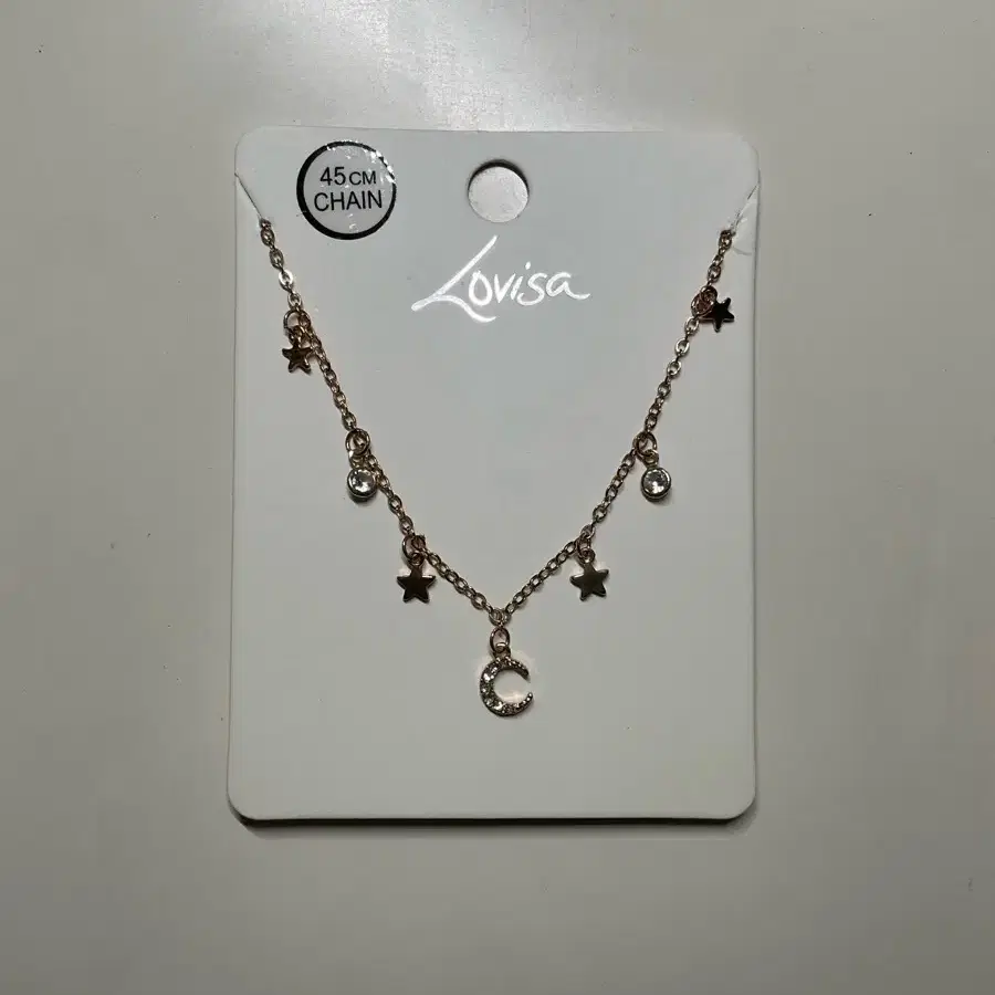 Lovisa 큐빅 체인 목걸이 45cm