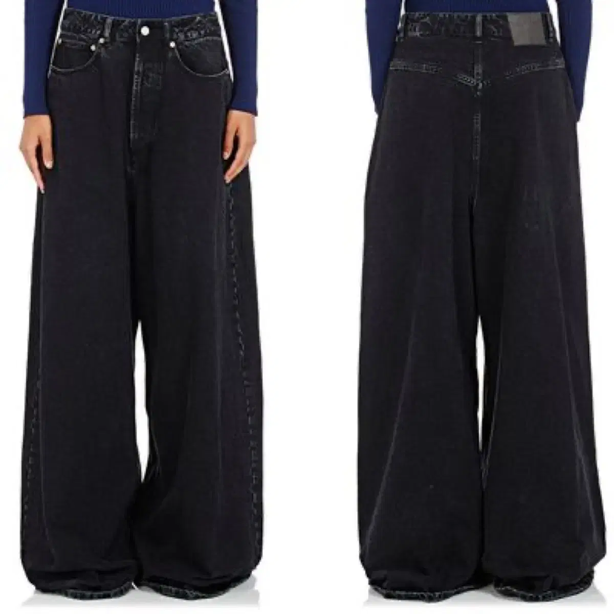 90s jnco 179 easy wide 탈론 지퍼 데님팬츠