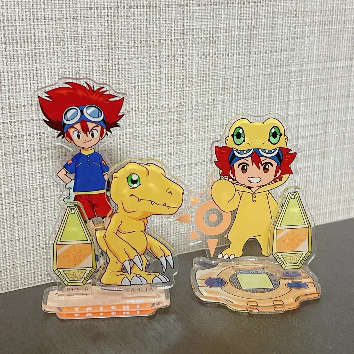 Digimon Agumon Taeil Shin 2 types of acrylic stands for sale