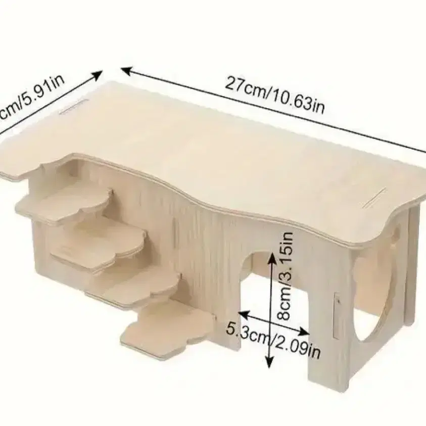 햄스터 계단 데크 책상