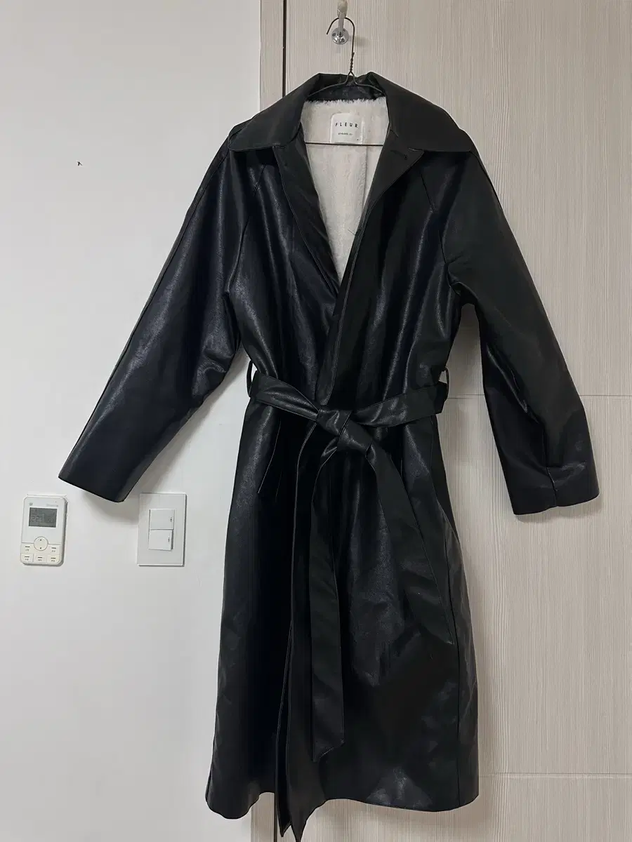 vintage leather coat/ 빈티지 레더 코트