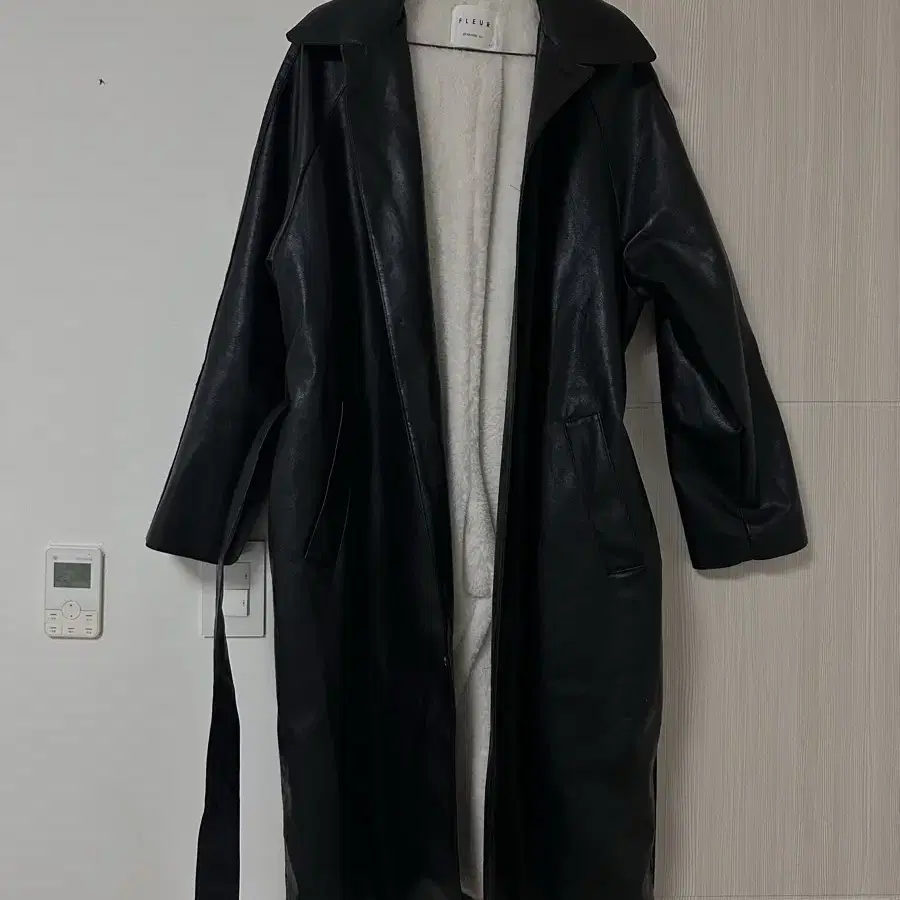 vintage leather coat/ 빈티지 레더 코트