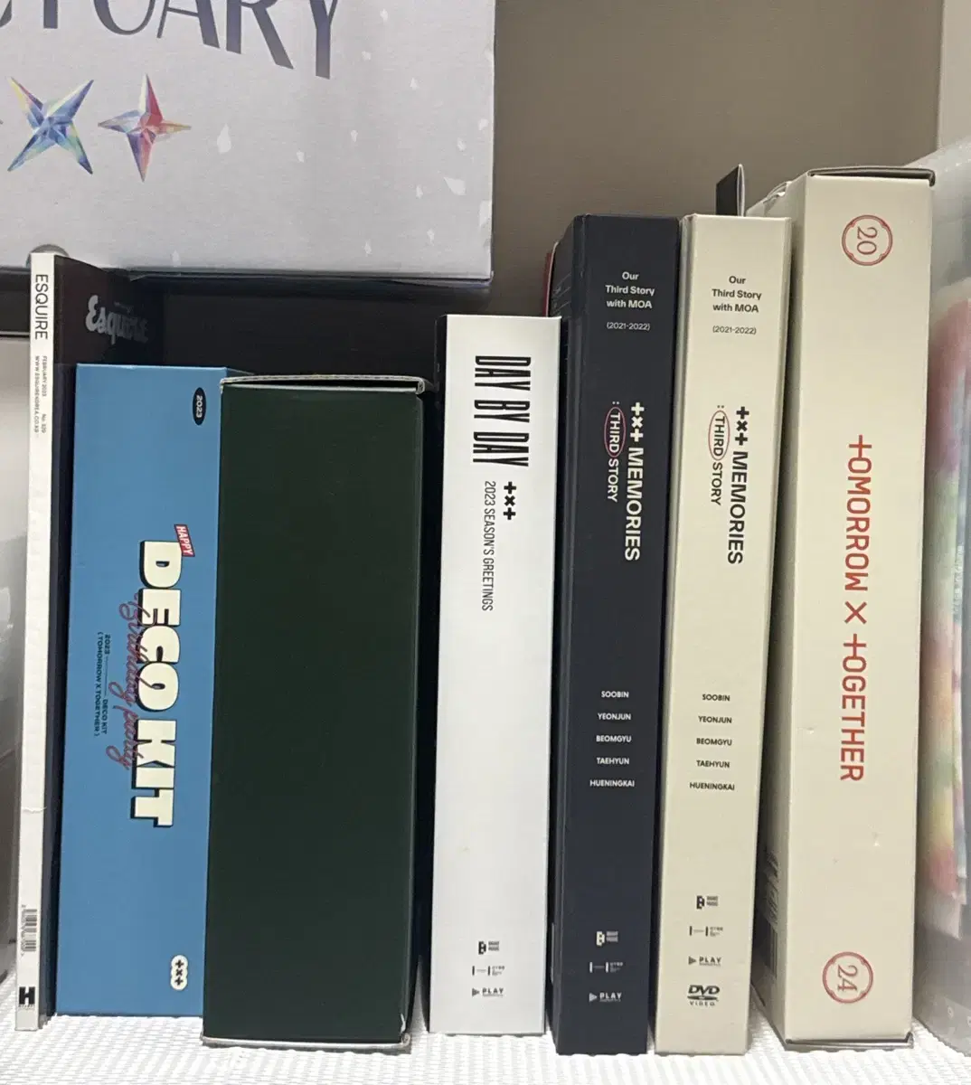 투바투 굿즈 데코키트 메모리즈 dvd 시즌그리팅 잡지 판매