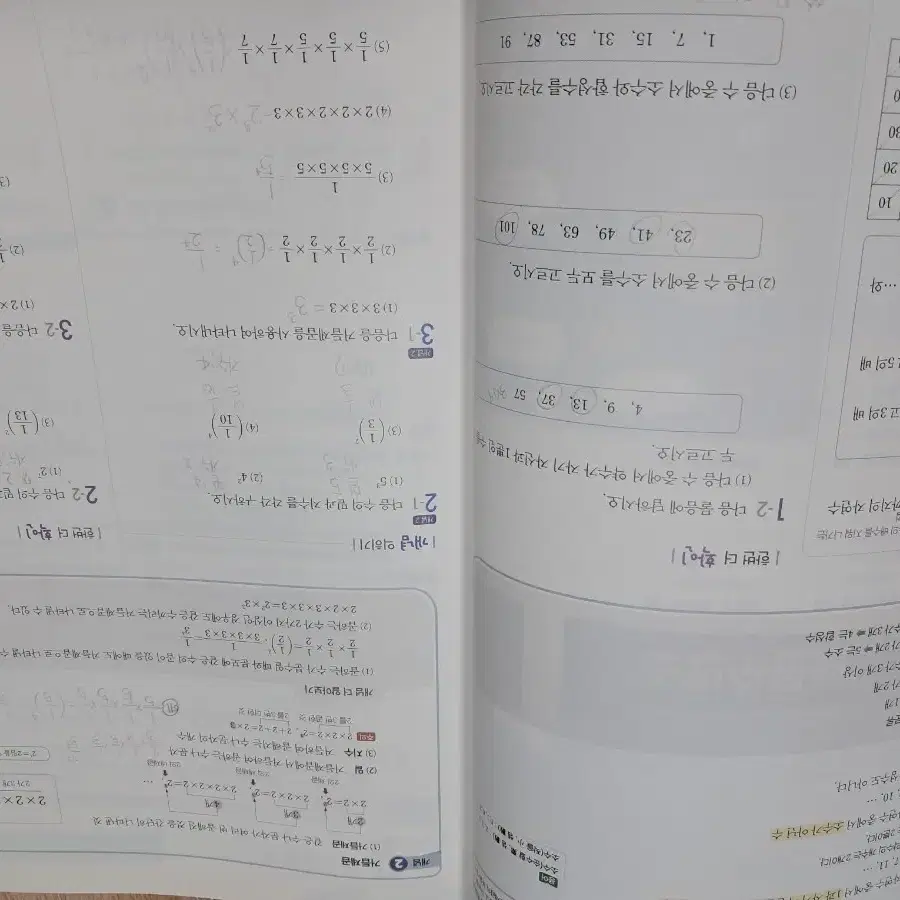 체크체크 수학 중1