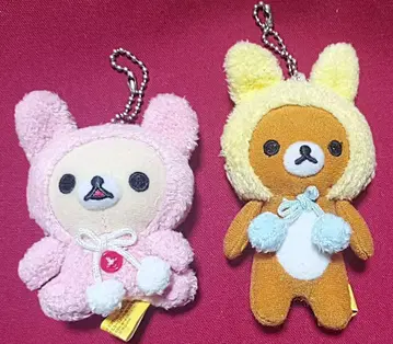 레어! 따뜻한 토끼마 스캇 2종 세트 리락쿠마 코리락쿠마