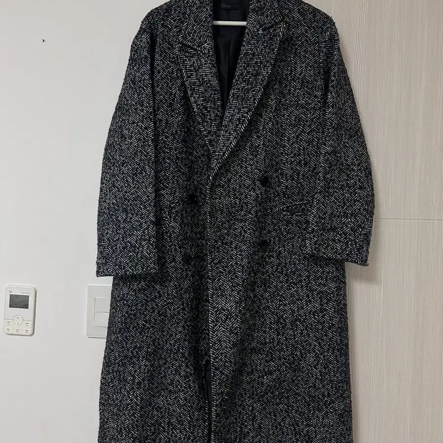 Benetton long coat/ 베네통 헤링본 롱코트