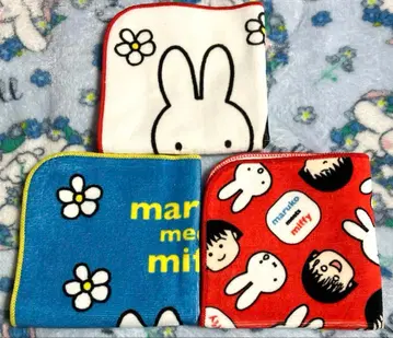 미피 마루코 콜라보 손수건 3종 세트