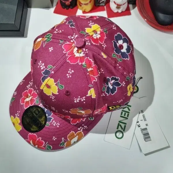 Kenzo x New Era 겐조 뉴에라 플라워 자수 캡 7 1/2