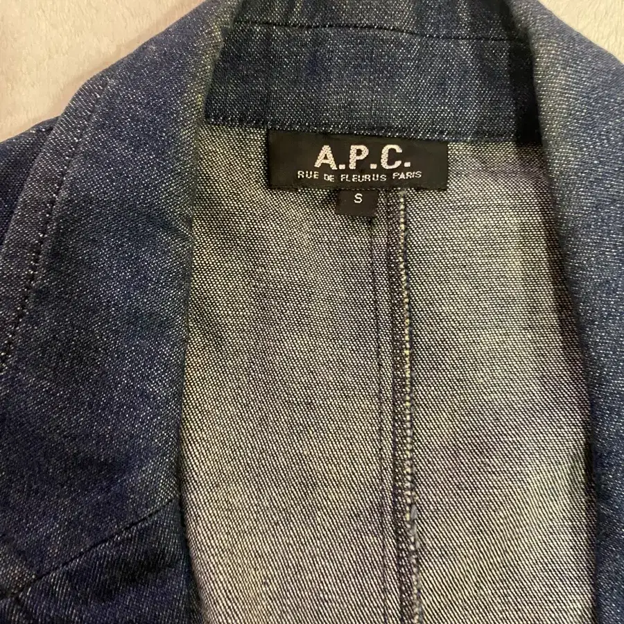 A.P.C 데님 블레이져