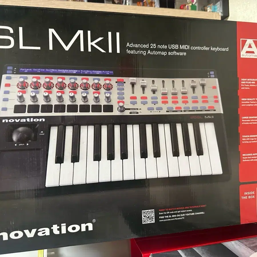 novation sl mk2 마스터키보드 25