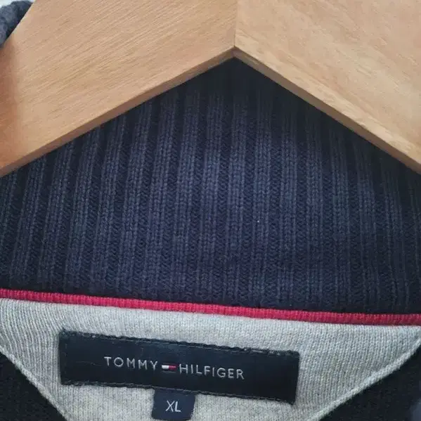 토미힐피거 Tommy Hilfiger 네이비 니트집업 남 XL A429