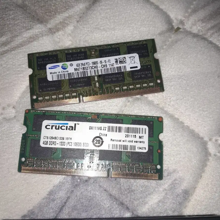 노트북용~ddr3 4GB(2개)+SSD120GB=묶음양도