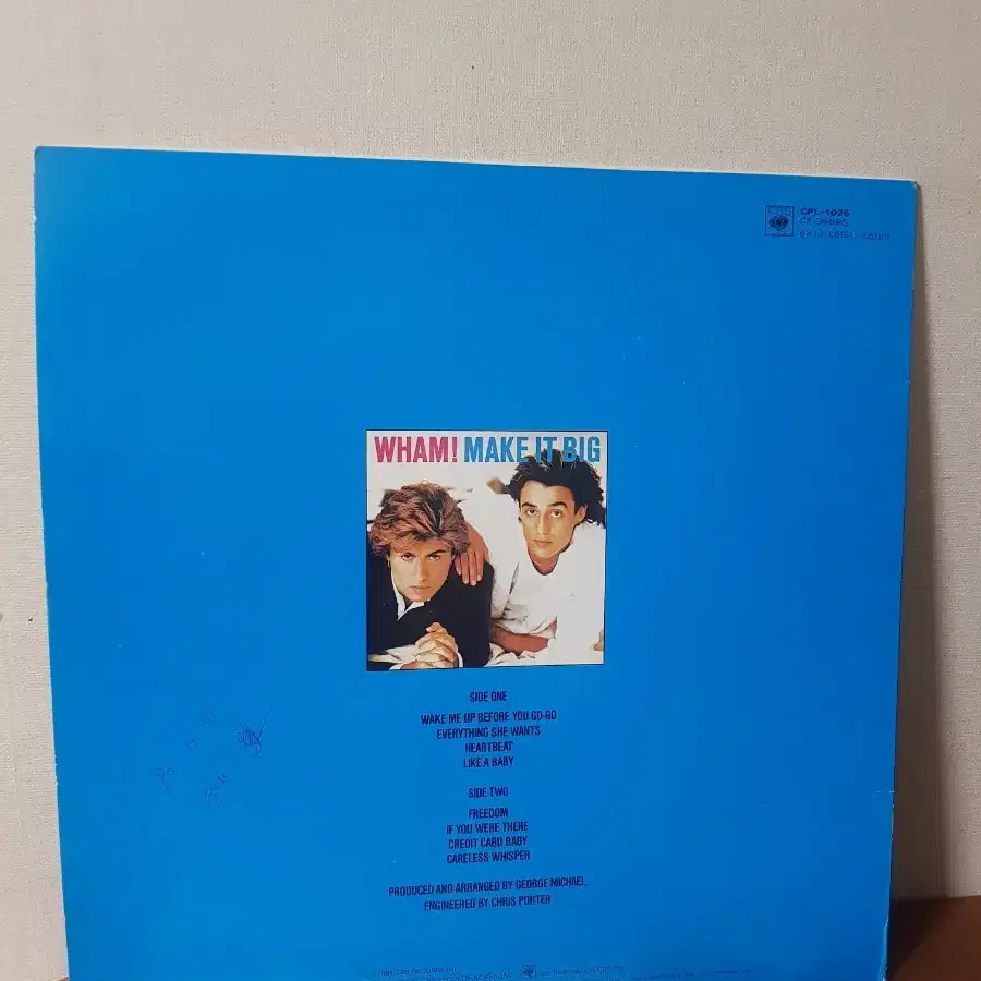 올드팝엘피 Wham 왬 바이닐 vinyl OldPopLp 조지마이클