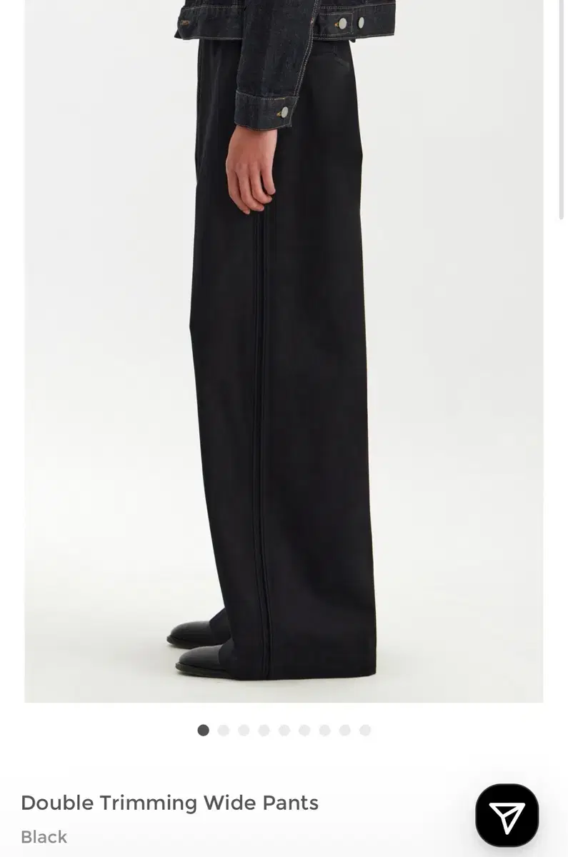 유스 Youth Double Trimming Wide Pants L사이즈