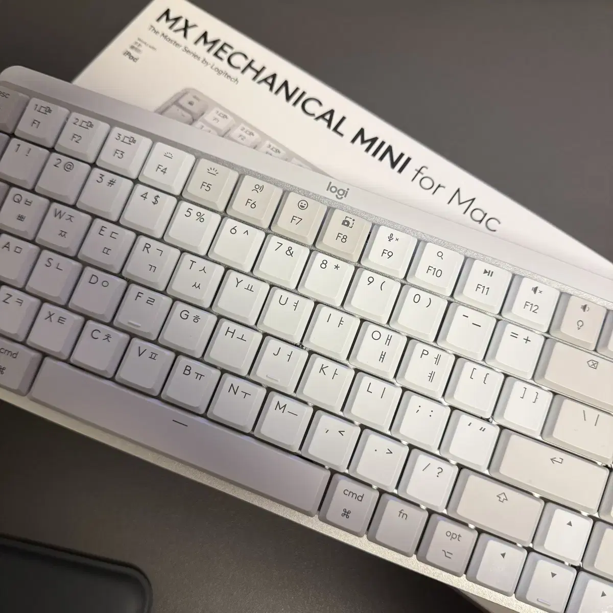 로지텍 MX MECHANICAL MINI For Mac 무선 키보드 풀박